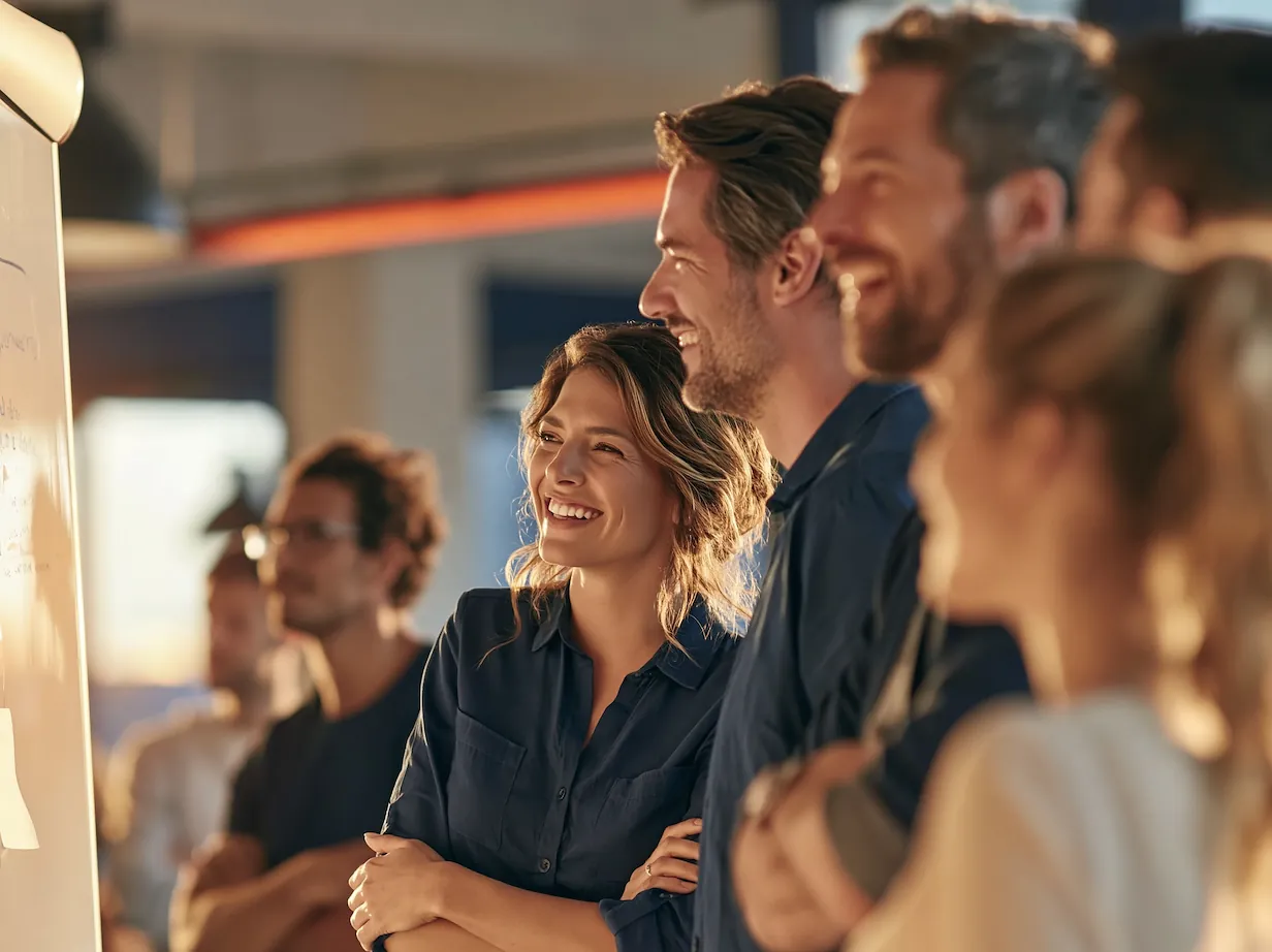 Kleines Serviceteam bei der Abstimmung